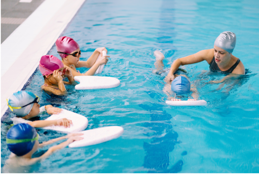 natation enfant, perfectionnement, débutant
